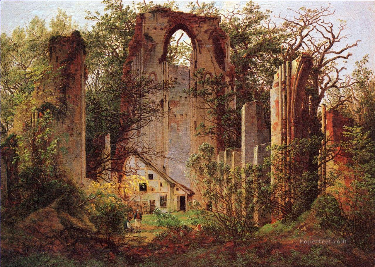 Eldena Ruin 2 Romantic Caspar David Friedrich Oil Paintings